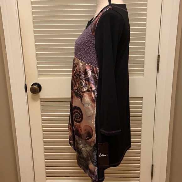 49. Calessa Tunic in Violet Multi - Picture 5 of 14